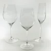 Set di 6 flute trasparenti incisi Monaco #1