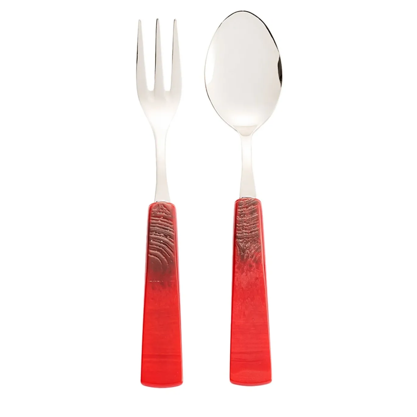 Set di forchette e cucchiai da portata Katai Red