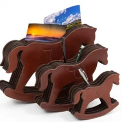 Set di 3 organizer per la corrispondenza con cavallo a dondolo