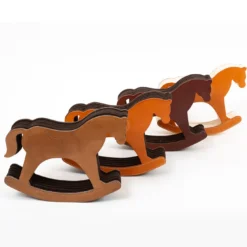 Set di 3 organizer per la corrispondenza con cavallo a dondolo