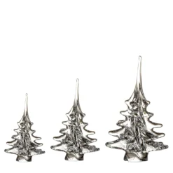 Set di 3 ornamenti trasparenti per l'albero di Natale di Marcolin
