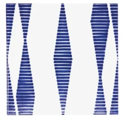 Set di 25 piastrelle Bauhaus blu tipo 16