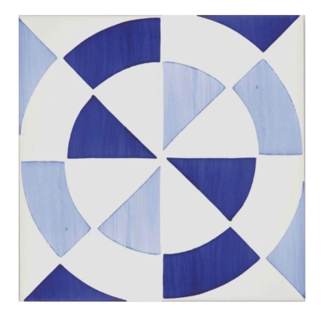 Set di 25 piastrelle Bauhaus blu tipo 1