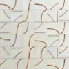 Set di 45 piastrelle beige e marroni Segni di Margherita Rui