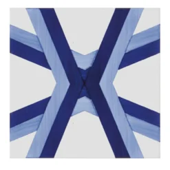 Set di 25 piastrelle blu Bauhaus Tipo 7