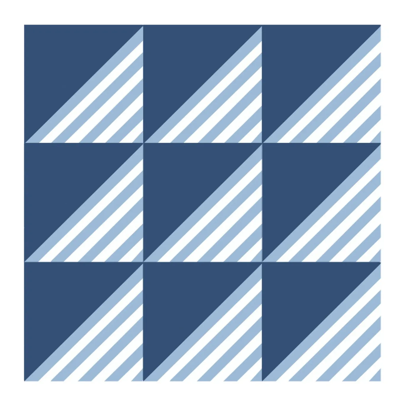 Set di 25 piastrelle Blu Ponti Decorazione Tipo 33 di Gio Ponti