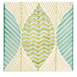 Set di 4 piastrelle della collezione Foglie Spring di Giuseppe Cicalese