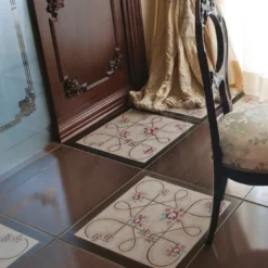 Set di 4 piastrelle Foulards Grace