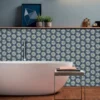 Set di 4 piastrelle Kimeya Margherita Gray di Vincenzo Messina