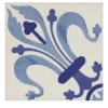 Set di 25 piastrelle MAVI Blu Tipo Costa Azzurra