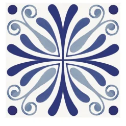 Set di 25 piastrelle MAVI Blu Tipo Riva