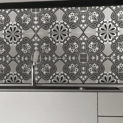 Set di 25 piastrelle Nocelle Collezione Fiori Scuri