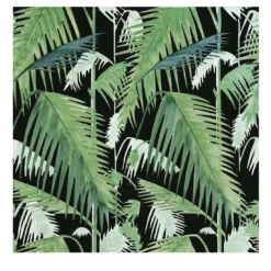 Set di 4 piastrelle Palm Black Verde Verticale Collection