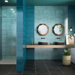 Set di 24 piastrelle quadrate Ot Palau Blue
