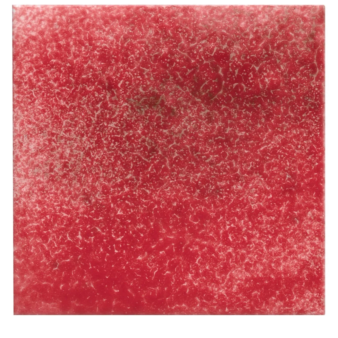 Set di 64 piastrelle quadrate rosse per esterni