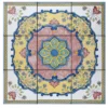 Set di 9 piastrelle Rosone Caprile