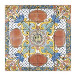 Set di 64 piastrelle Rosone Pucara