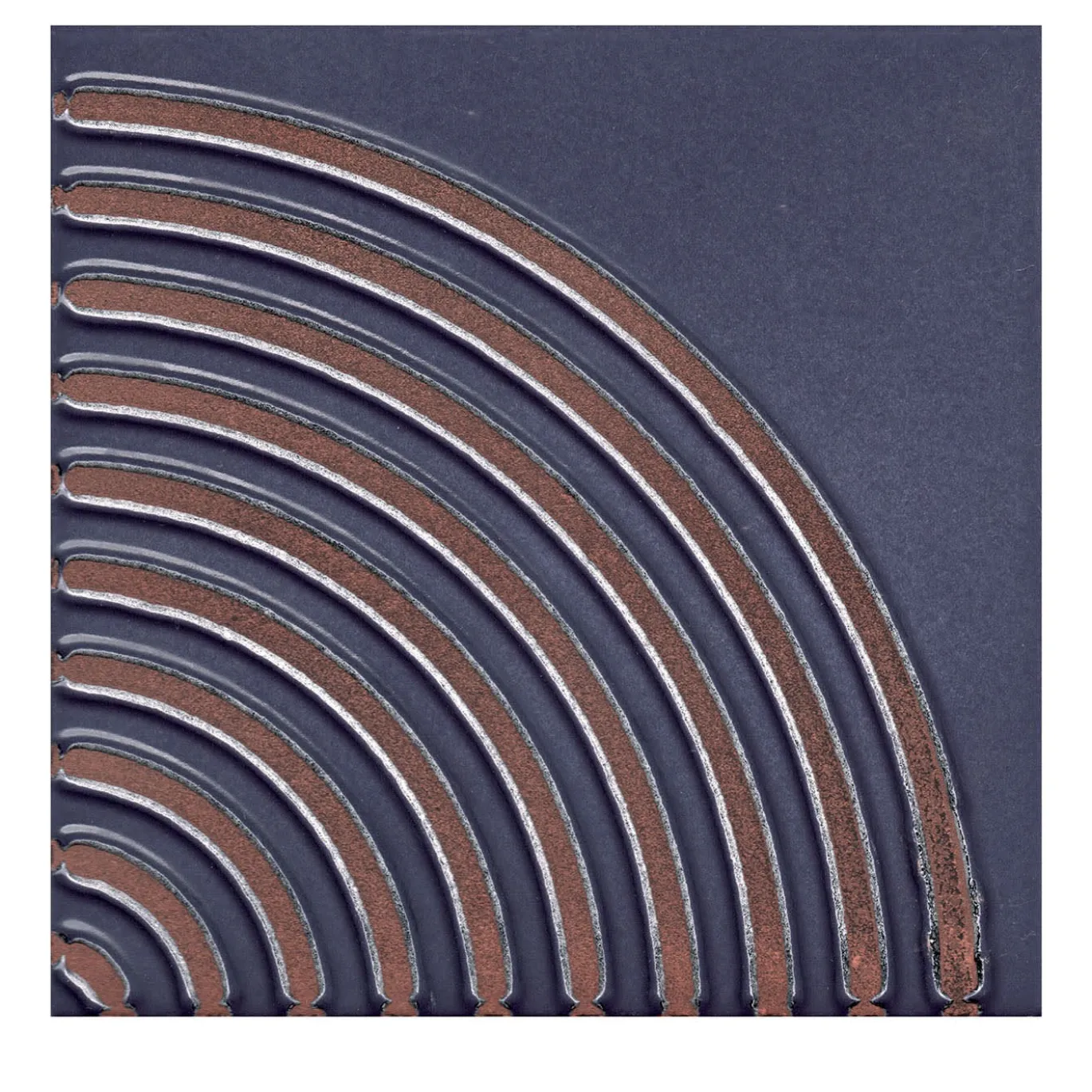 Set di 44 piastrelle Solchi Tattile Angle Grape