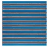 Set di 44 piastrelle Solchi Tattile Lines Turchese