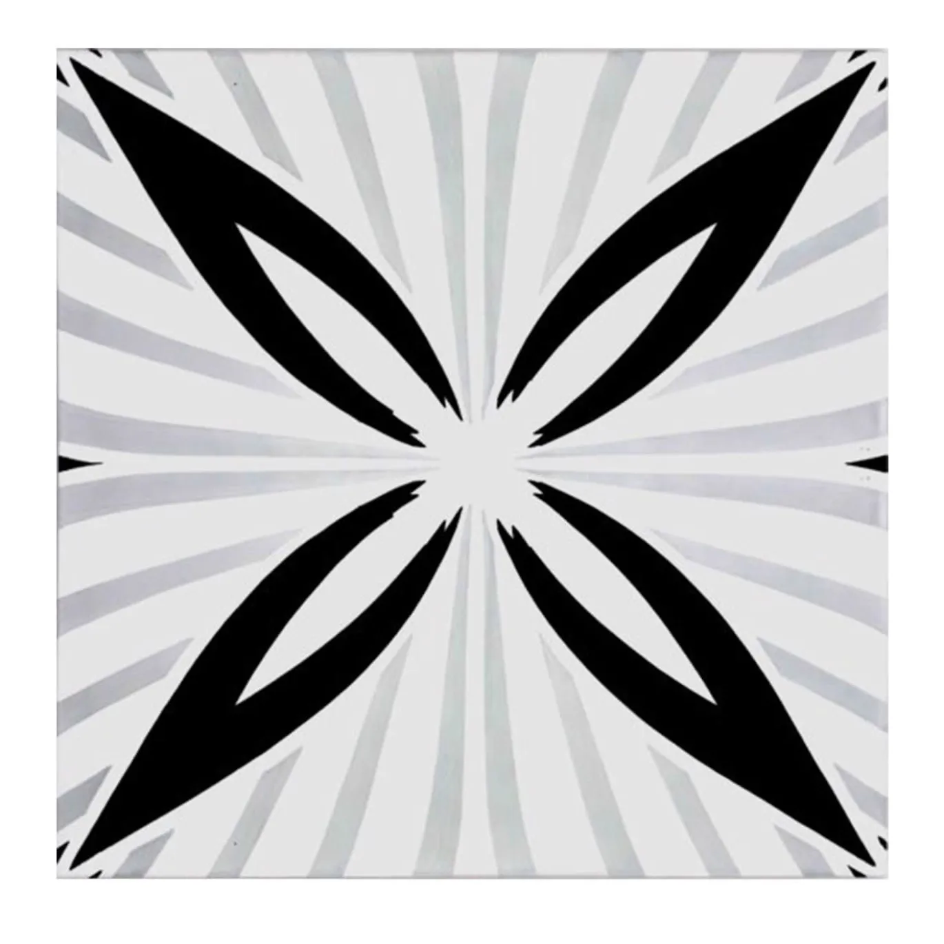 Set di 6 piastrelle Stars Type 2 Negative C24
