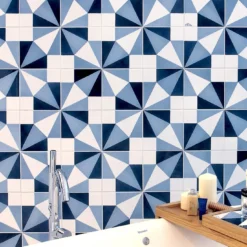 Set di 25 piastrelle tipo 8 Collezione Blu Ponti di Gio Ponti