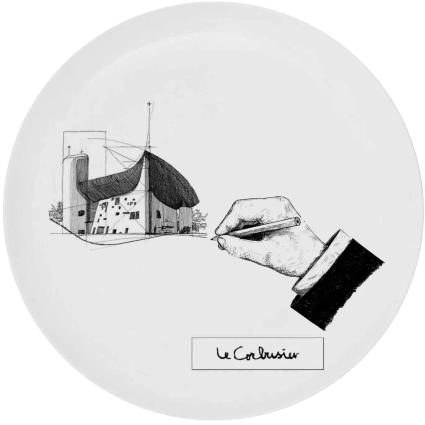 Set di 6 piatti Bauhaus Lecorbusier Plate