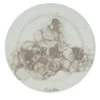Set di 4 piatti da cena in ceramica con motivo in marmo avorio