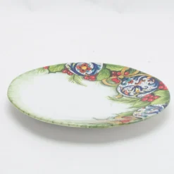 Set di 2 piatti da dessert Christmas con decoro Ricco Deruta