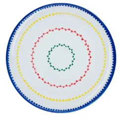 Set di 4 Piatti da Dessert in Ceramica Multicolore Luminaria