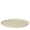 Set di 4 piatti da dessert in ceramica bianca