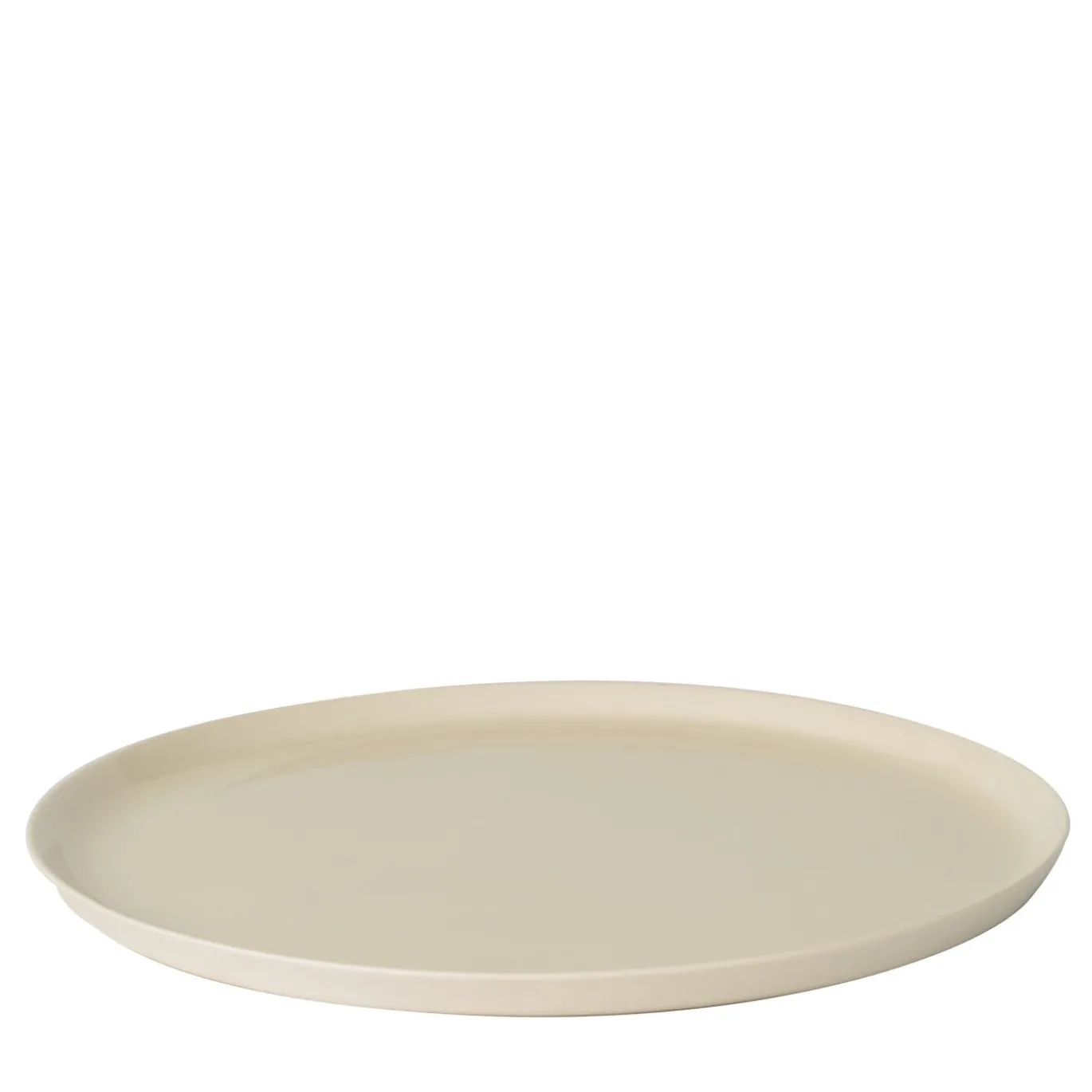 Set di 4 piatti da dessert in ceramica bianca