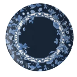 Set di 2 piatti da dessert in porcellana con decorazione blu #5