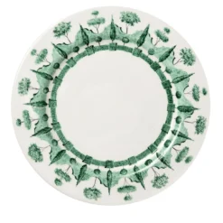 Set di 4 piatti da dessert Jardin à l'Italienne in ceramica verde
