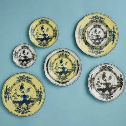 Set di 6 piatti da dessert Oriente Italiano Citrino