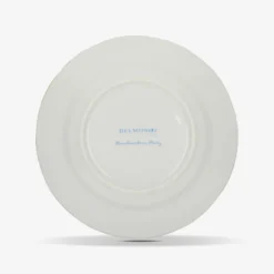 Set di 6 piatti da dessert Rosa Paris in porcellana e oro realizzati a mano