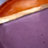 Set di 2 piatti da dessert viola e arancione