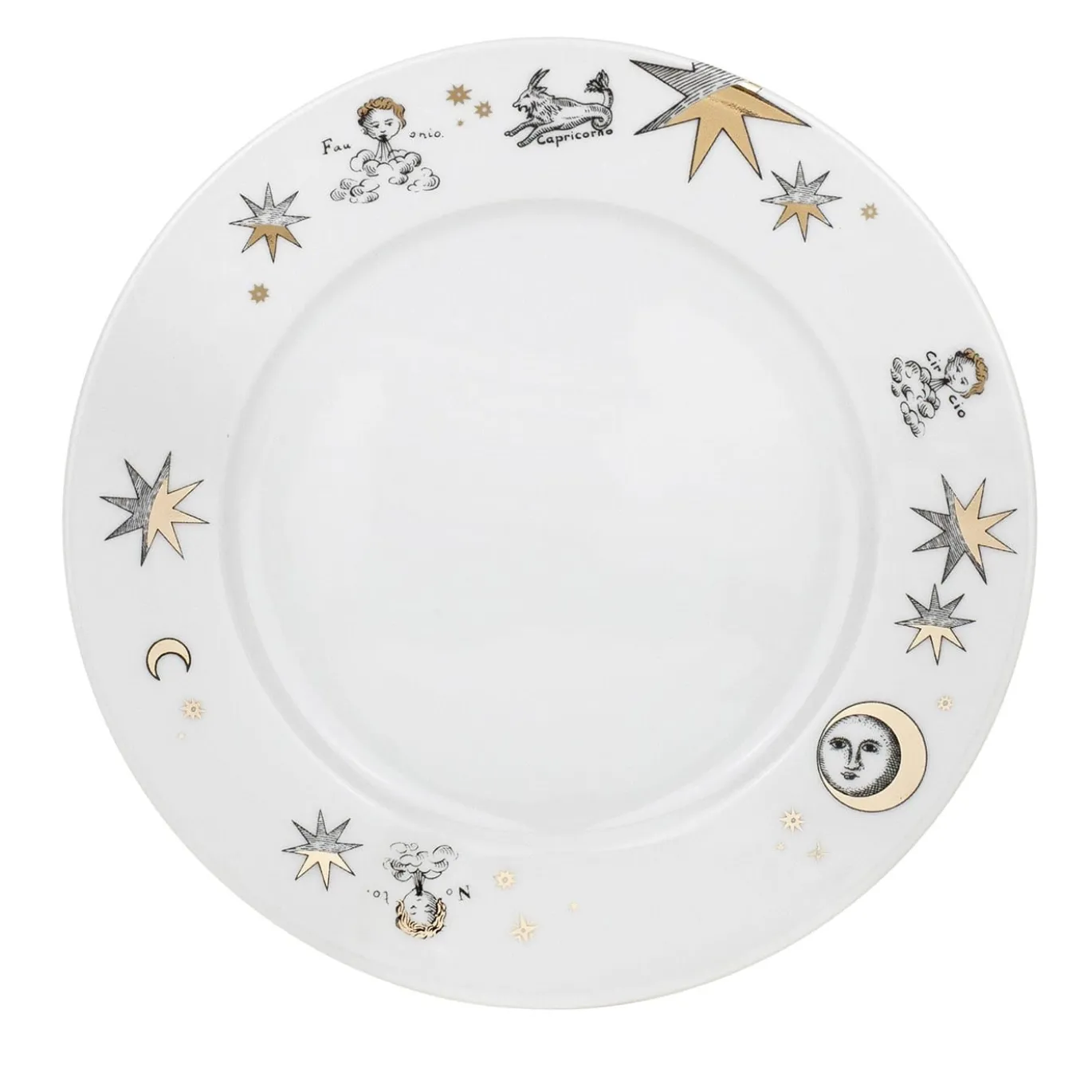 Set di 12 piatti da frutta Astronomici