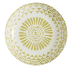 Set di 2 piatti da minestra Grafismi Yellow #2