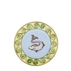 Set di 6 Piatti da Pane Blu Cielo Il Viaggio di Nettuno