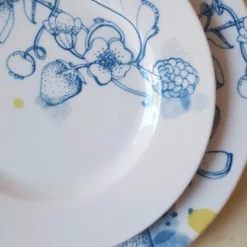 set di 2 piatti da pane Blue Summer #1