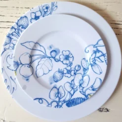 set di 2 piatti da pane Blue Summer #2