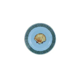 Set di 4 Piatti da Pane Il Viaggio di Nettuno in Porcellana di Luke Edward Hall