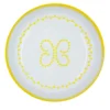 Set di 4 piatti da pane in ceramica gialla Luminaria
