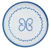 Set di 4 piatti da pane in ceramica Luminaria blu chiaro