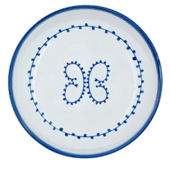 Set di 4 piatti da pane in ceramica Luminaria blu chiaro