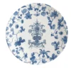 Set di 2 piatti da pane in porcellana con piccolo vaso blu #5