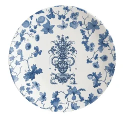 Set di 2 piatti da pane in porcellana Garden Of Eden con piccolo vaso blu #3