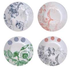 Set di 4 piatti da pane Marie Antoinette
