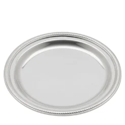 Set di 6 piatti da pane Spiga di Grano in metallo argentato