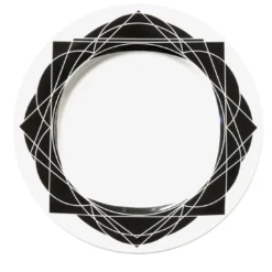 Set di 6 piatti da portata Baroqeat Black di Salvatore Spataro